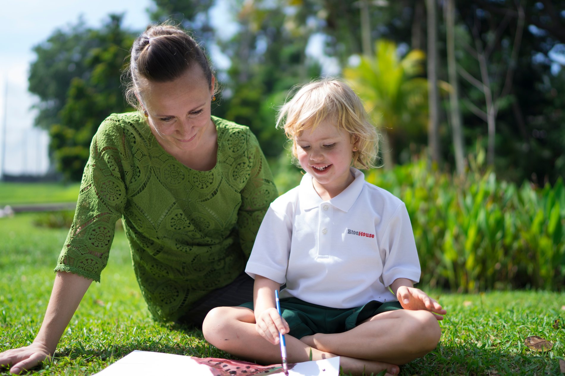 preschool painting etonhouse