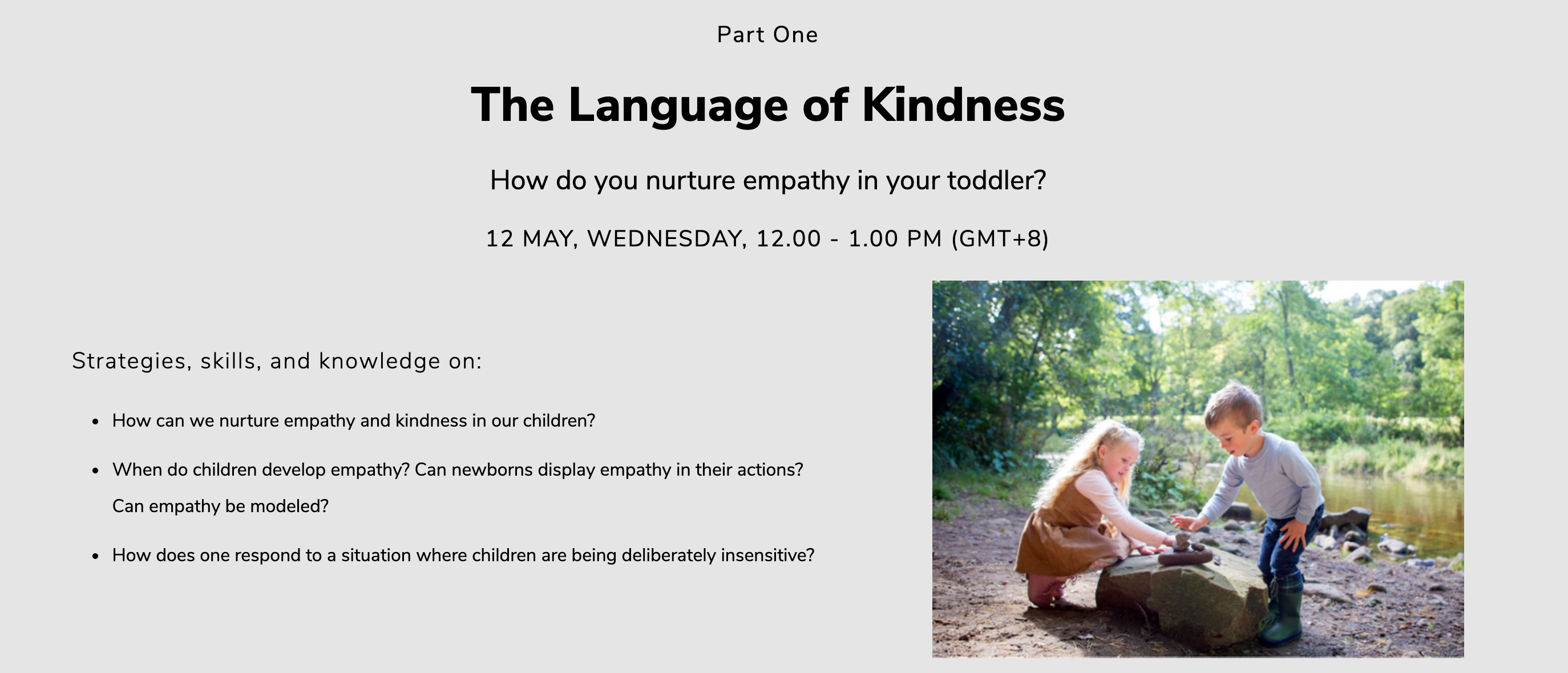 The language of kindness